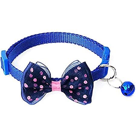 Adjustable Pet Cat Collar With Bell Puppy Neck Strap Soft For Small Dog Collars Cat Belt