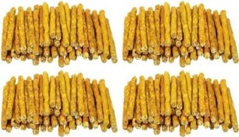 ALCAZAR MUNCHY CHICKEN CHEW STICKS 2 KG Chicken Dog Chew  (2 kg, Pack of 4)