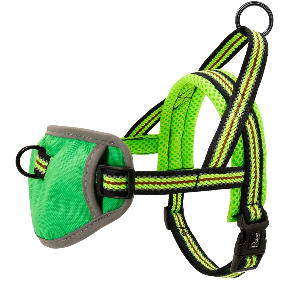 Nylon No Pull  Harness Durable Reflective Pet Harness Puppy Pitbull Harness Adjustable For Small Medium Large s