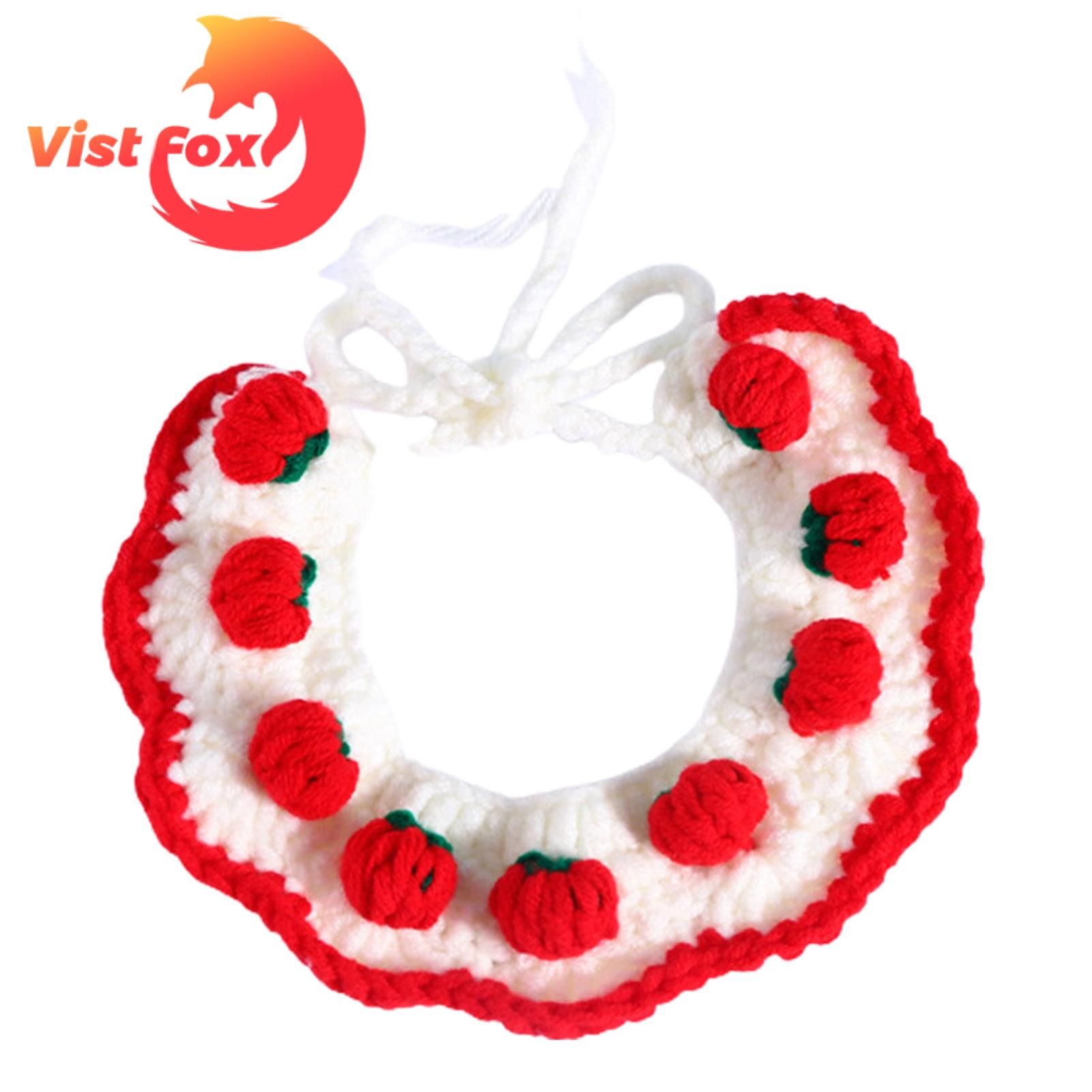 Pet Scarf Lightweight Woolen Yarn Pet Puppy Kitten Collar