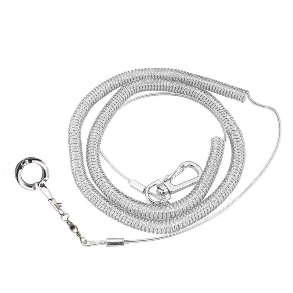 Alloy Leg Ring Flexible Bird Chain Belt Plastic Wire Parrot Bird Training Rope
