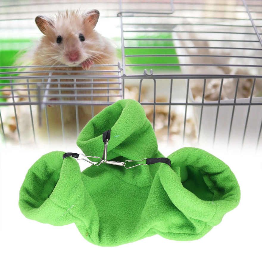 Hamster Bed Hanging Tunnel Hammock Warm Sleeping House for Rat Small Animnals