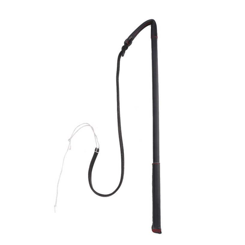 Cowhide Dog Agitation Whip Teaser Wand Training Outdoor Playing for Pulling Chasing Chewing Teasing