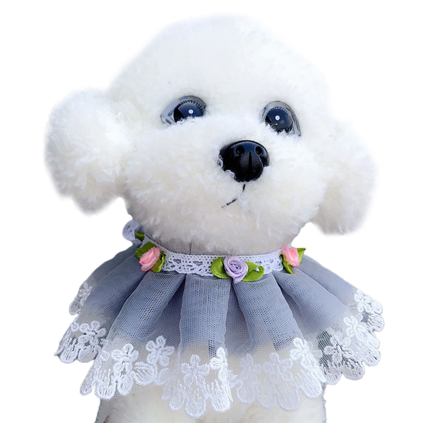 Pet Saliva Scarf Long Lasting Nicely Designed Fashion Pet Collar Lace Bib