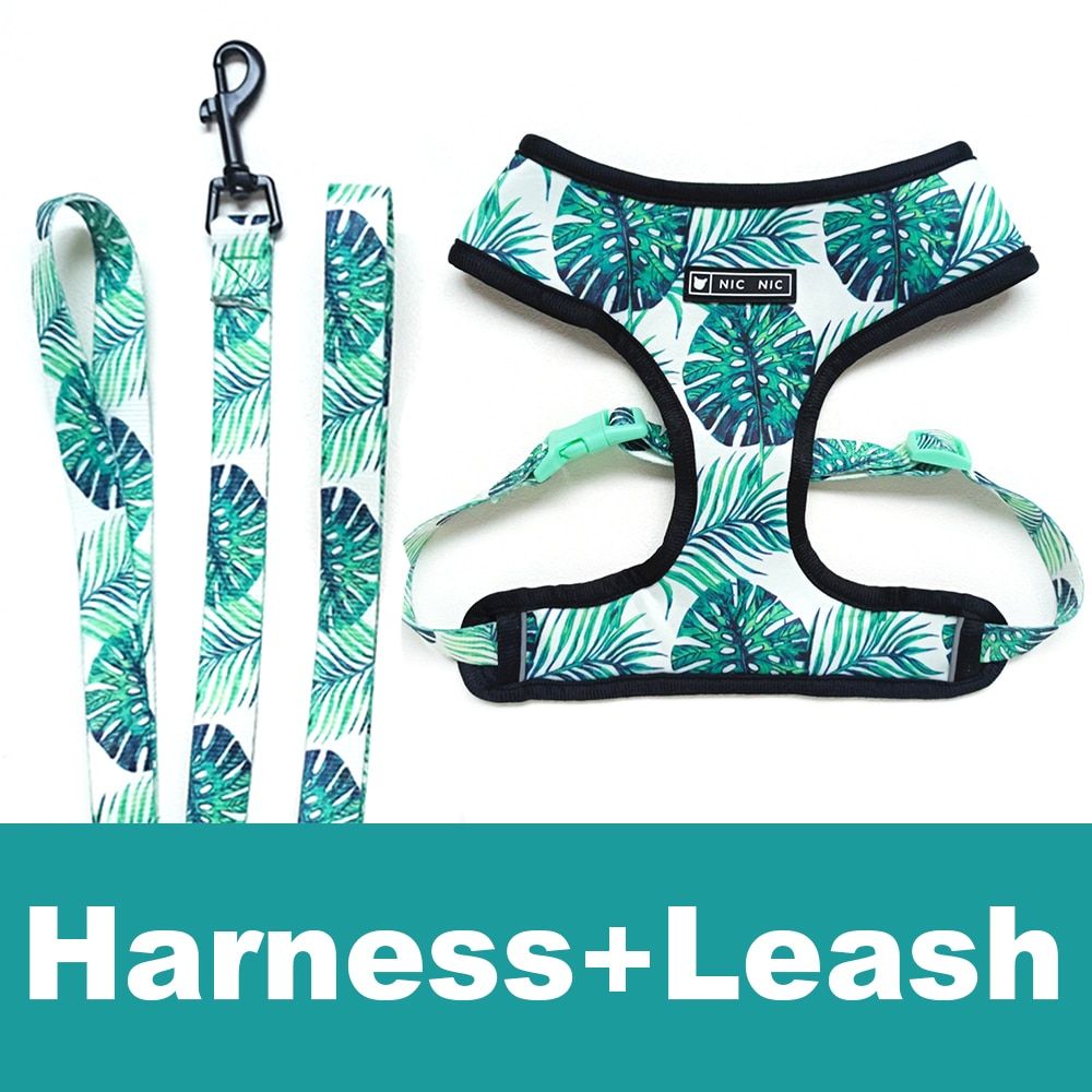 Summer Small  Harness No Pull  Harnesses Vest for Small Medium s Harness Leash Set Breathable Pets Puppy French Bull