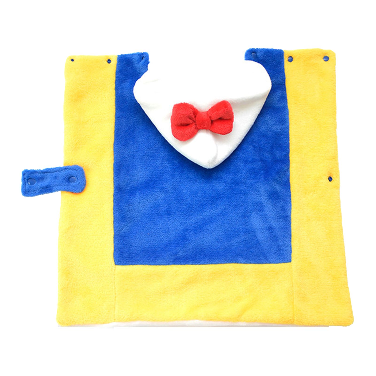 Pet Costume Button Closure Simplicity Dogs Hooded Cape Pet Apparel