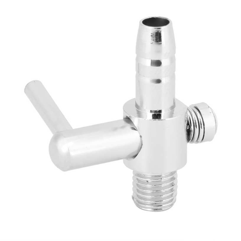 5Pcs Stainless Steel Air Tube Distributor Oxygen Pump Control Valve Single- ad Threaded Valves for Fish Tank Aquarium