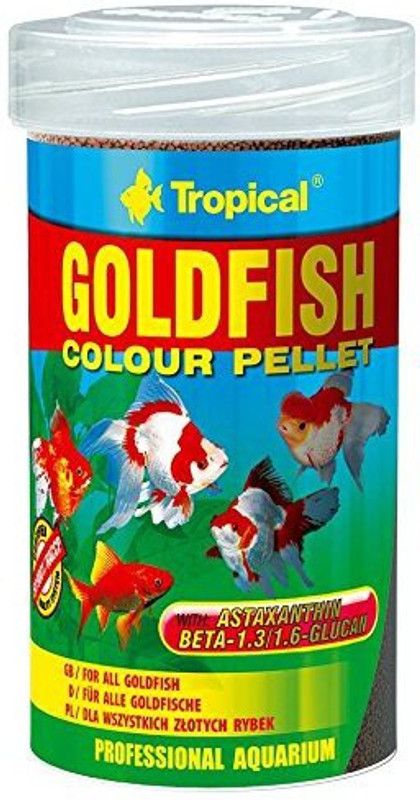 Tropical RichBay GOLDFISH COLOR PELLET GRANULES 36g 0.036 kg Dry Young Fish Food