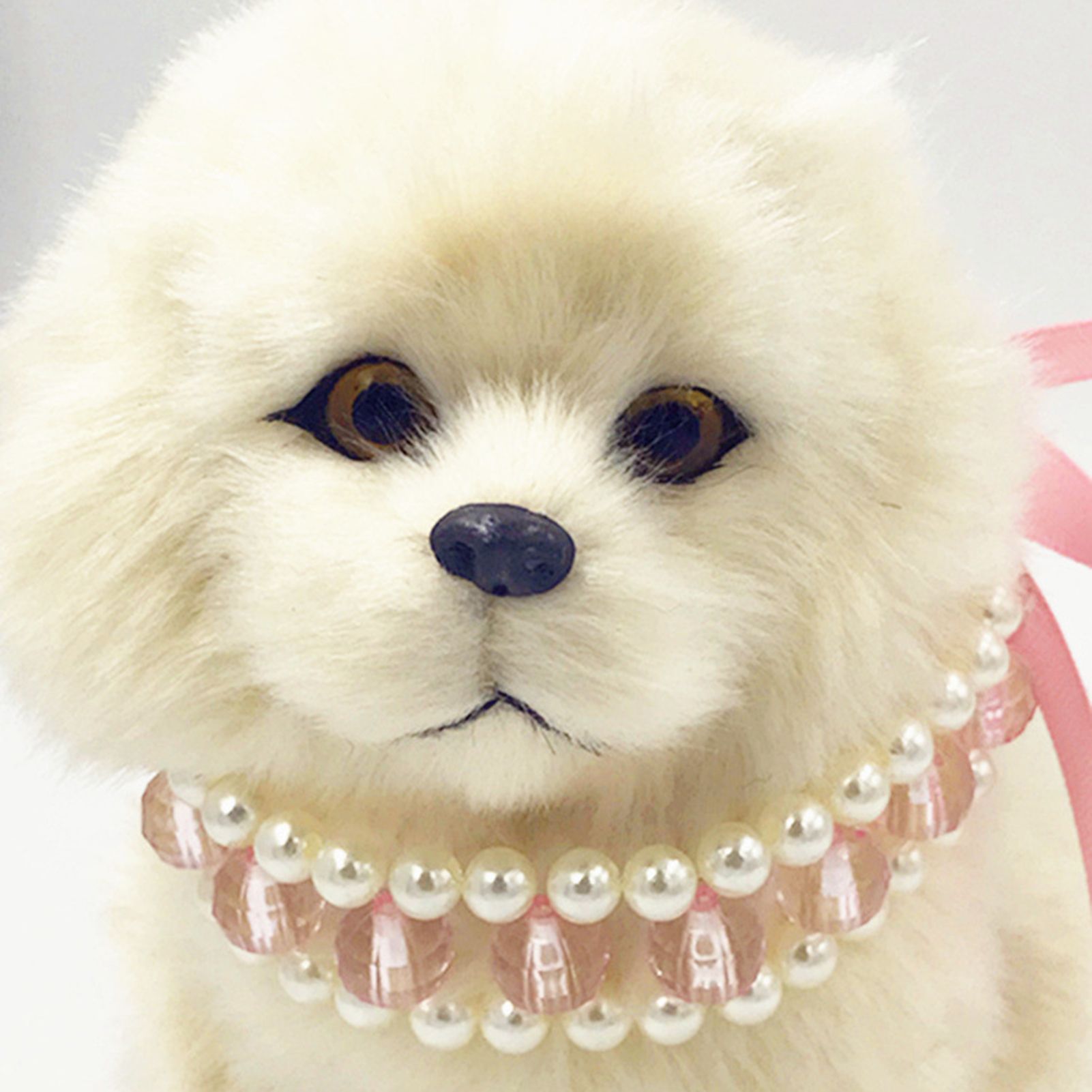 Pet Jewelry Collar Delicate Elegant Faux Pearl Neck Chain