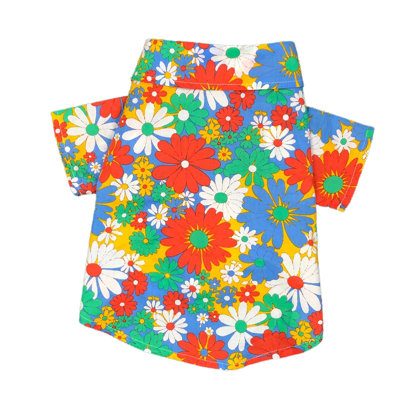 Pet Shirt Photography Prop Prevent Stuffiness Floral Pattern Pet Blouse