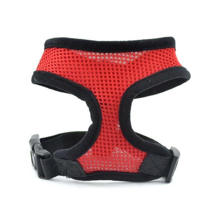 Vest ng Lead Leash   Adjustable Harness Puppy s Collar Soft Breathable lyester Mesh Harness For Small Medium Pet