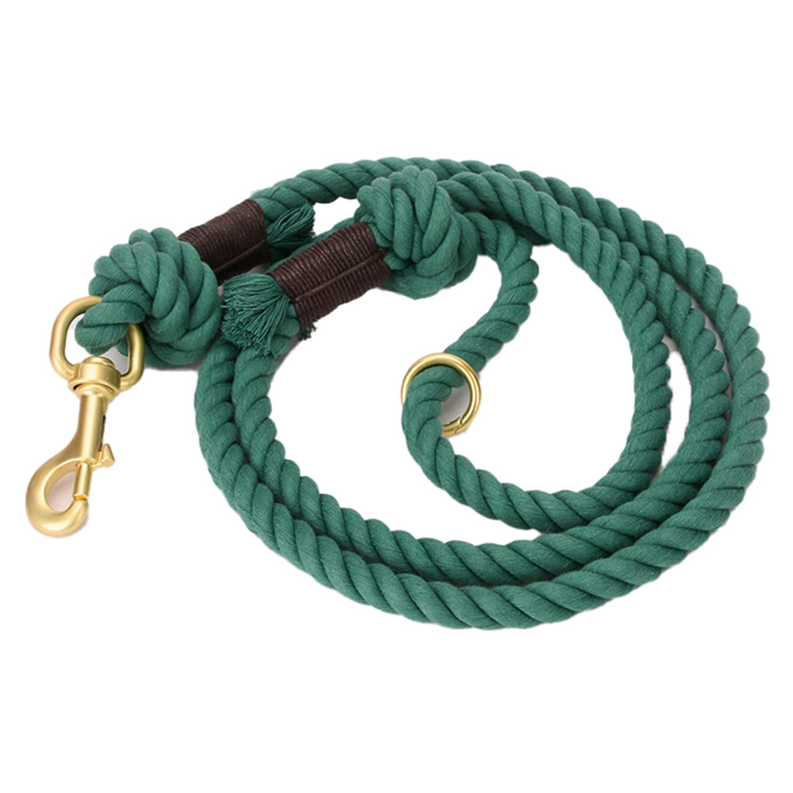 Dog Leash Solid Color Dog Traction Cotton Rope