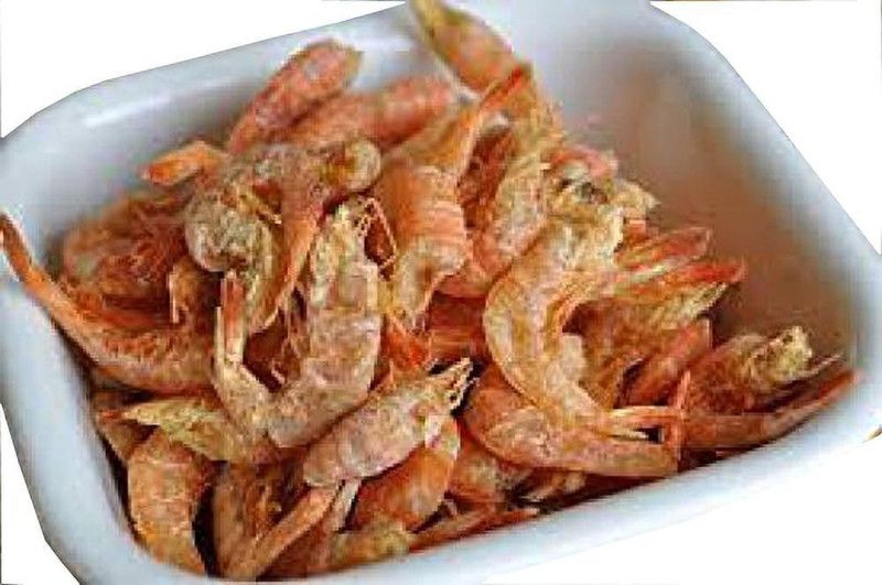 Foodies Puppies Fresh Dry Prawns/Shrimp (Large-Medium Size) Fish 0.1 kg Dry New Born, Adult, Senior, Young Fish Food