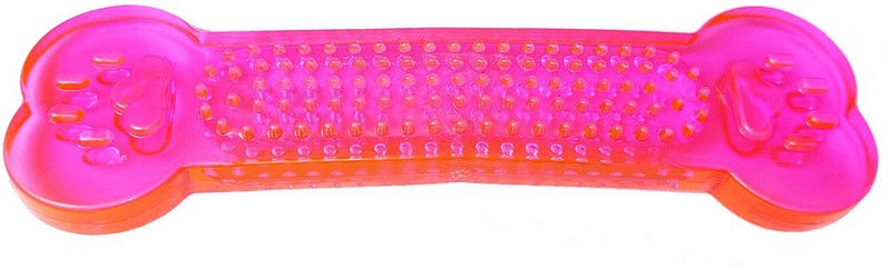 chullbull pet products Bone Teether for Puppy, Healthy Gum & Teething Silicone, Rubber Bone, Chew Toy, Soft Toy, Fetch Toy, Training Aid For Dog