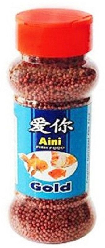 TAIYO Aini 60g Gold Fish Food, 60g (Pack of 1) 0.06 kg Dry New Born, Adult, Young, Senior Fish Food