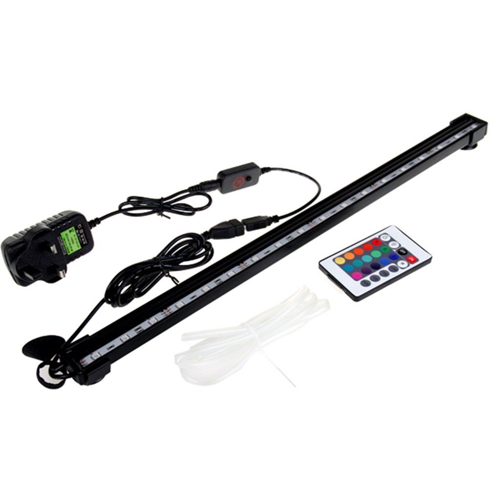 6Led1.5W Rgb Color Changing Submersible Aquarium Led Fish Tank Light Black