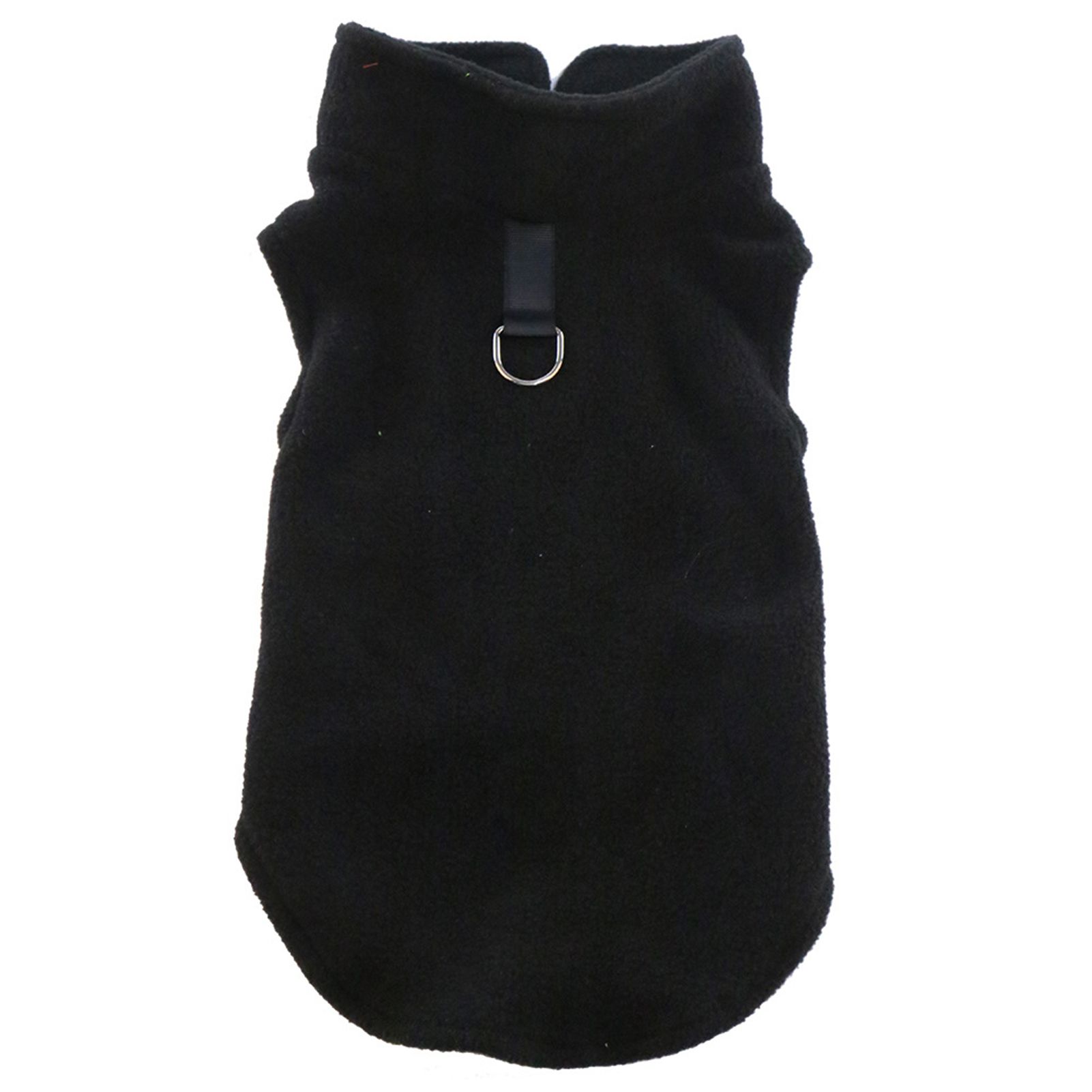 Pet Clothes Stand-up Collar Fleece Pet Sleeveless Clothes