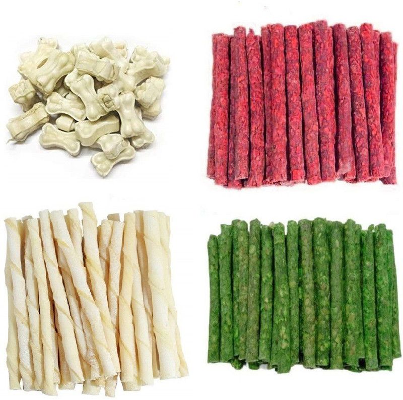 SAWAY Dog Healthy Saway Mutton,Mint Munchies &Calcium Stick,2 Inch Bone 100-100gm Mint, Mutton 0.4 kg (4x0.1 kg) Dry Young, Senior, Adult Dog Food