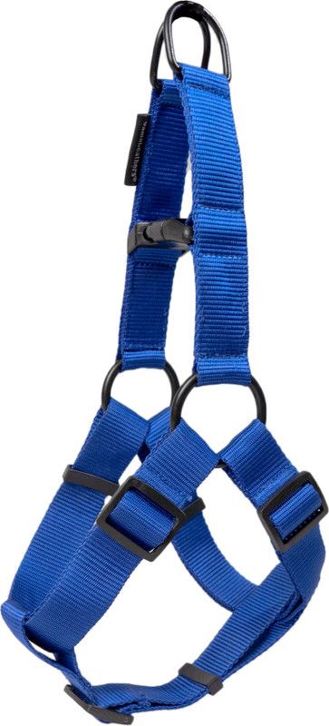 VamaLeathers Dog Buckle Harness  (Small, BLUE)