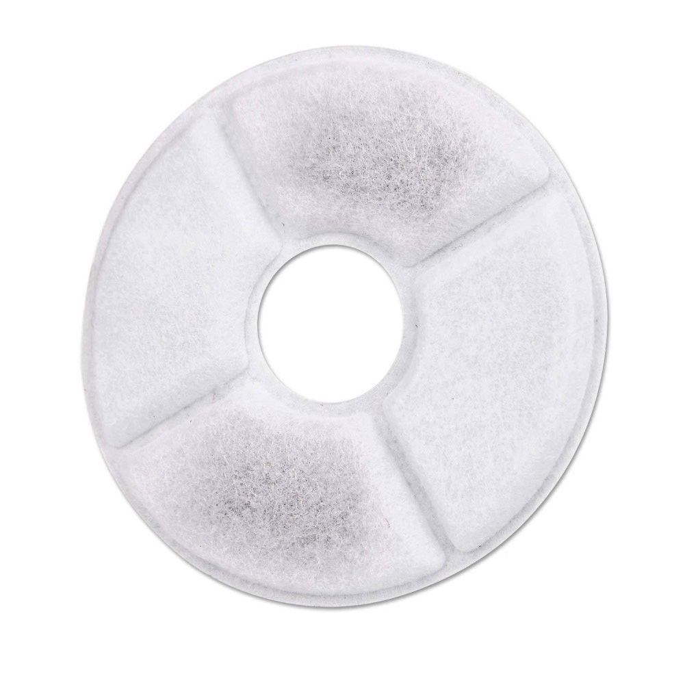 4Pcs Activated Carbon Pet Water Fountain Replacement Filter Cat Dog Feed Supply