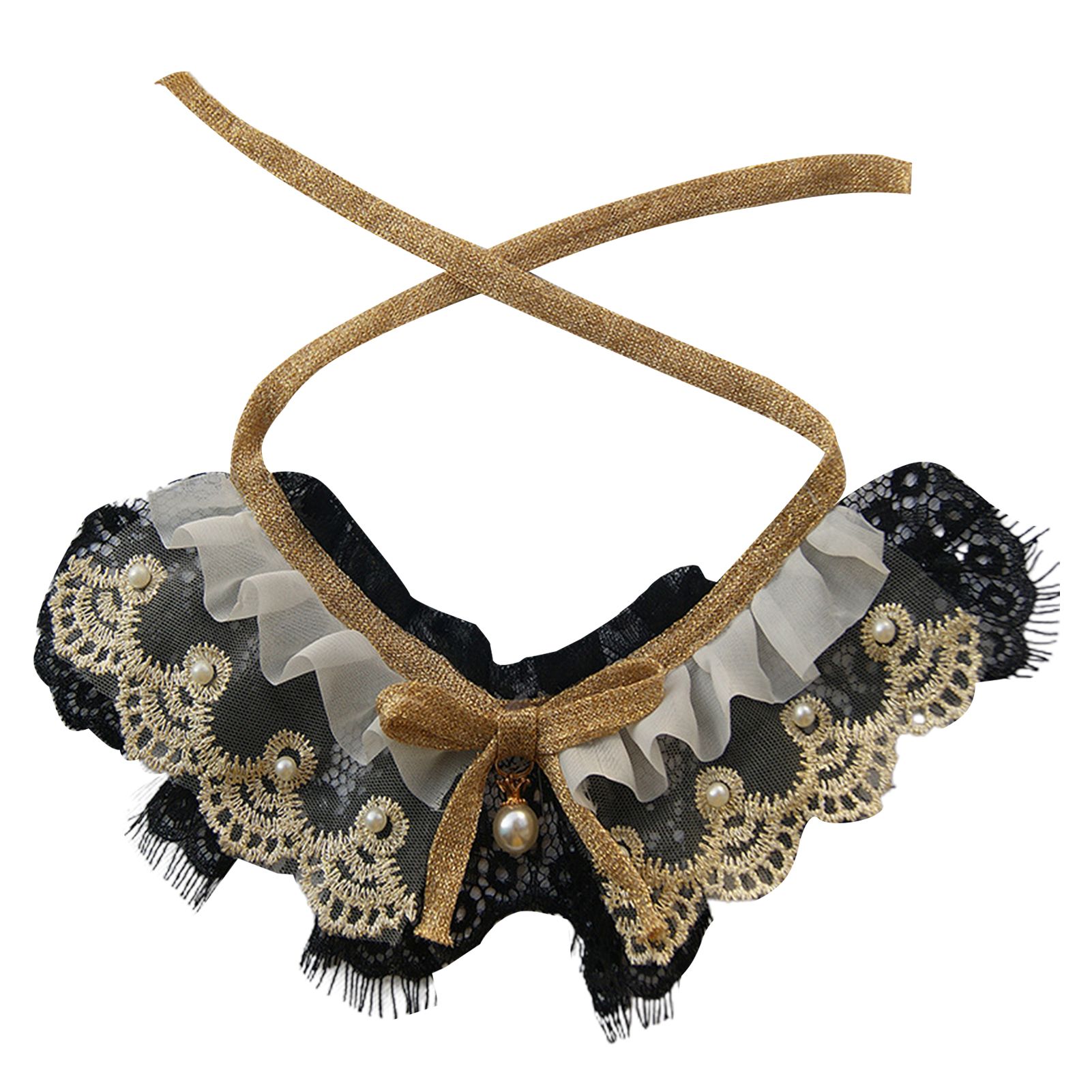Pet Scarf Eye-catching Adjustable Exquisite Dog Collar Bib