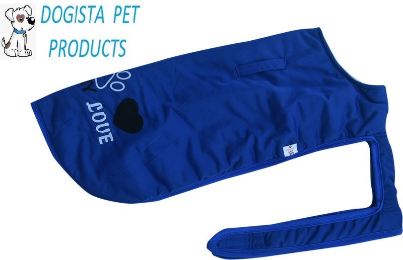 DOGISTA Winter Jacket for Dog  (SUPER POLY NAVY COLOR DOG COAT 26 INCH, WITH HEAVY FUR, ULTRAWARM)