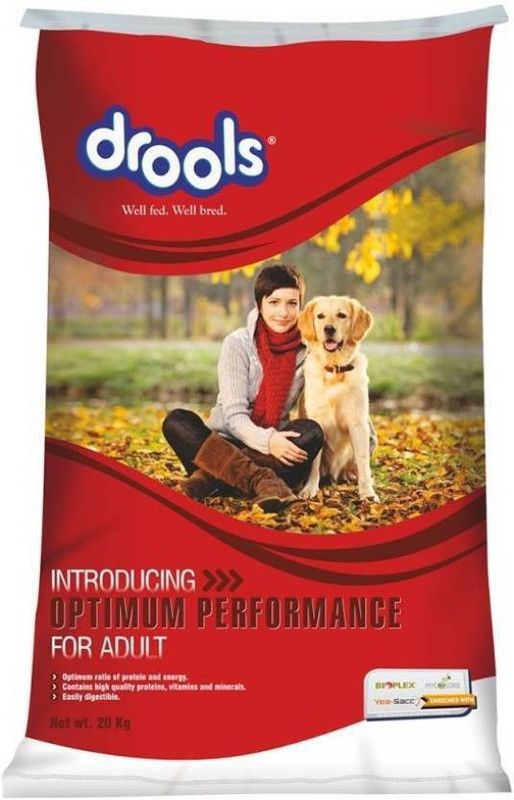 Drools Adult Optimum Performance Food Chicken 20 kg Dry Adult Dog Food