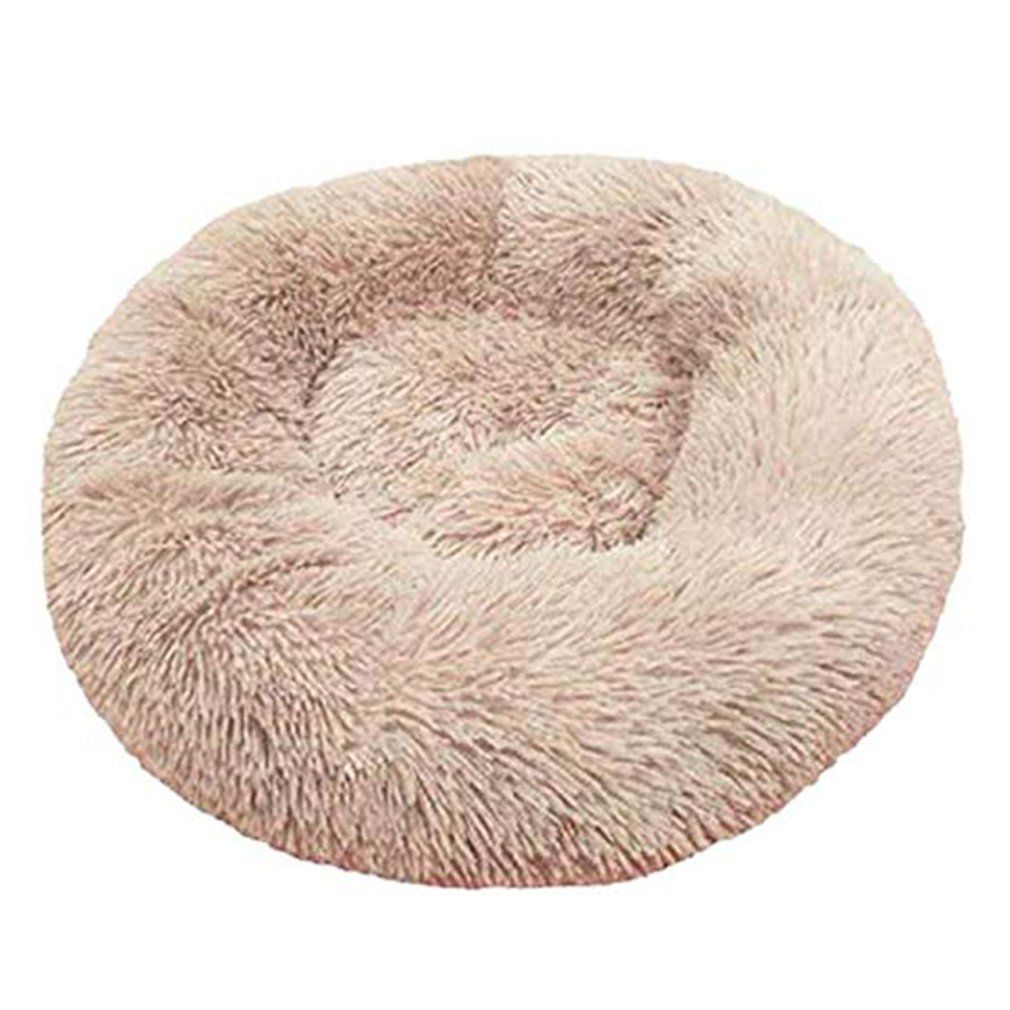 Super Soft Pet Bed Kennel Dog Round Cat Winter Warm Sleeping Cushion