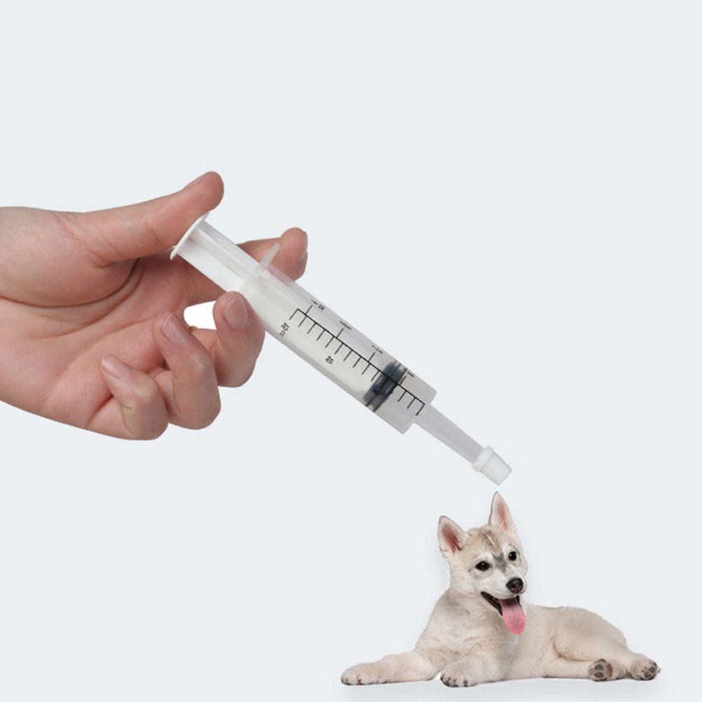 Dispenser Leak-proof Pills Capsule ablet Pusher Feeding Injection Needle Kit Pet Puppy Pets Feeder