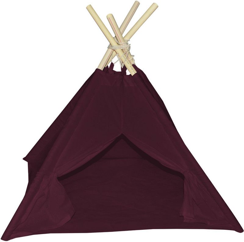 Creative Textiles Tent House for Cat & Dog | Tent House For Pet | Pet Tent House | Brown Dog, Cat House