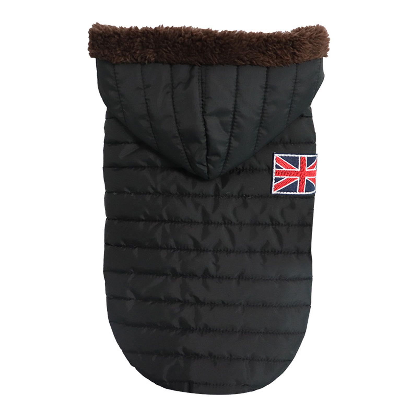 Pet Vest British Flag Pattern Puppy Sleeveless Thickened Sweatshirt