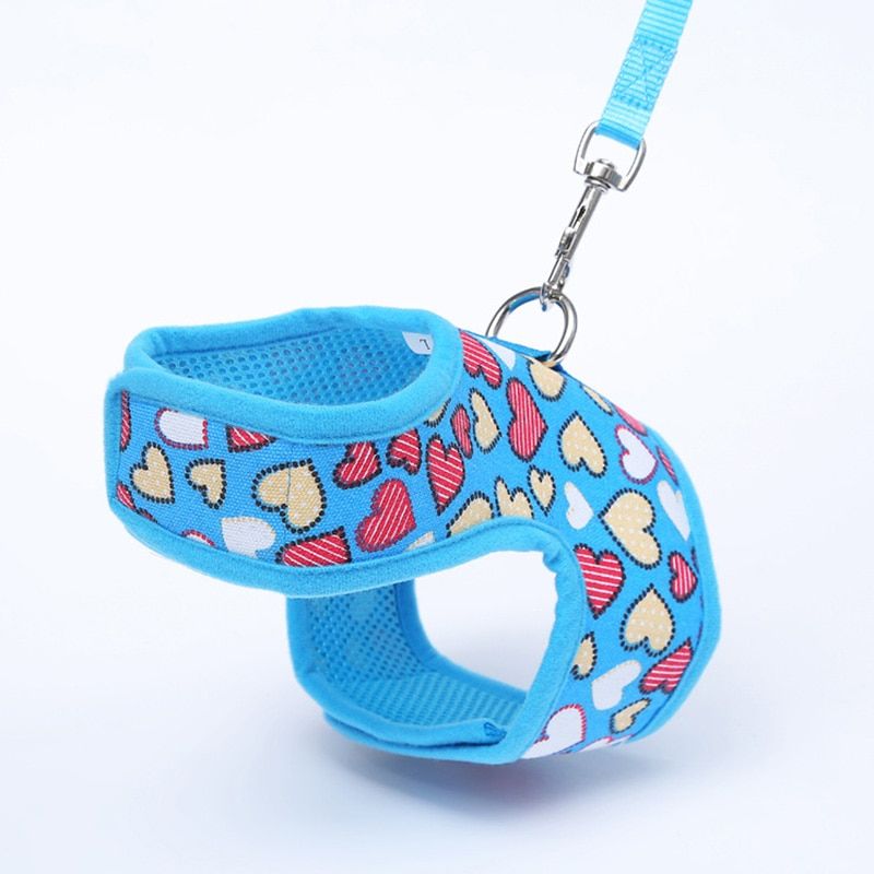 Adjustable Pet  Collar Harness for Small s Yorkies Shih Tzu Harnesses ng Puppy Leash Lead MastoAccessories for Pet