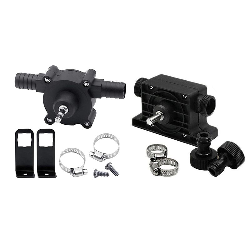 Portable Hand Electric Drill Drive Pump, Self Priming Transfer Pumps Kit For Aquarium Pond Small Household Water Pump
