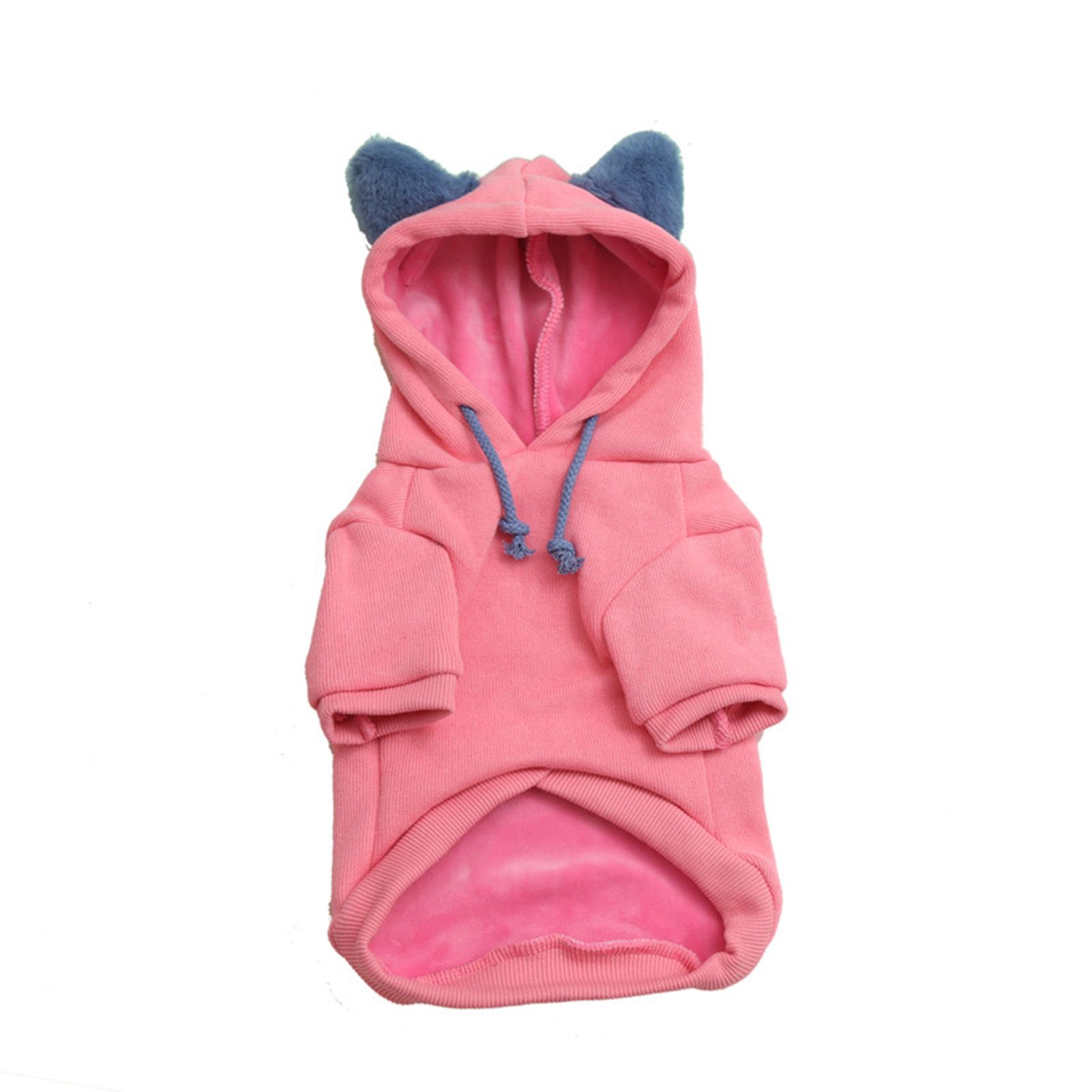Dog Winter Clothing Comfortable Dog Two-legged Hooded Overcoat