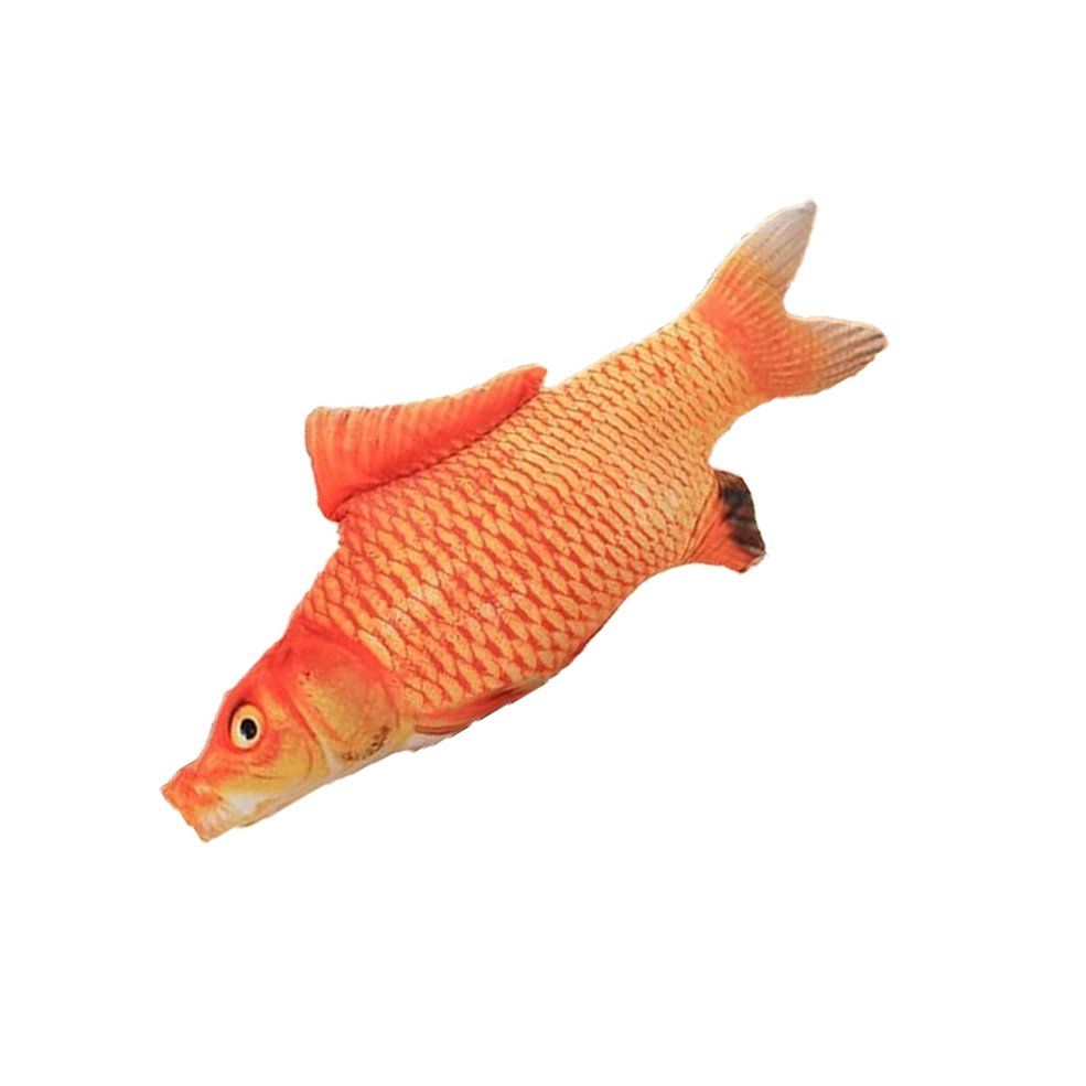 Cat Toy Simulation Fish Pet Plush Cat Mint Fish Cat Toy Funny Cat Stick