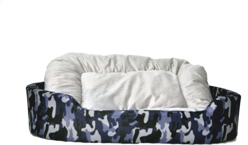 RK PRODUCTS Ultra Soft Ethinic Designer Bed for Dog and Cat Export Quality S Pet Bed  (Yellow)