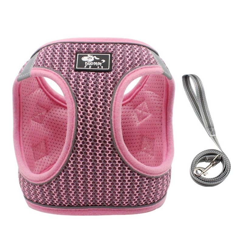 Reflective Pet  Vest Puppy  Accessories Leash And Collar Set  Chain  Accessories Breathable Mesh  Harness Vest
