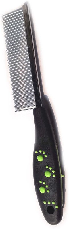 W9 Pet Comb Stainless Steel Pin Dog Grooming Brush With Soft Grip Handle Basic Comb for Dog