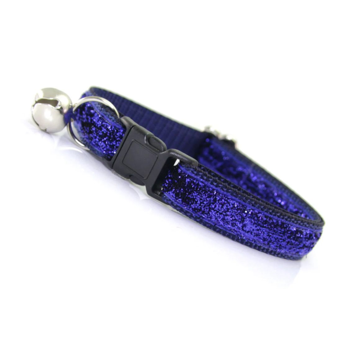 Sparkling Pet Cat Collar With Bell Breakaway Fashion Adjustable Kitten Cat Collar Neck Strap Cat Belt