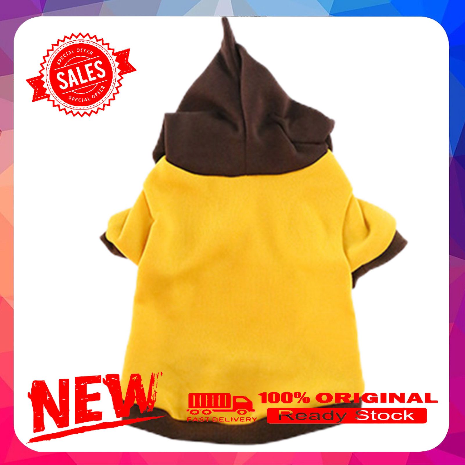 Pet Sweatshirt Dual-color Keep Warmth Two-leg Fashion Pet Dogs Cats Hoodie Costume for Autumn