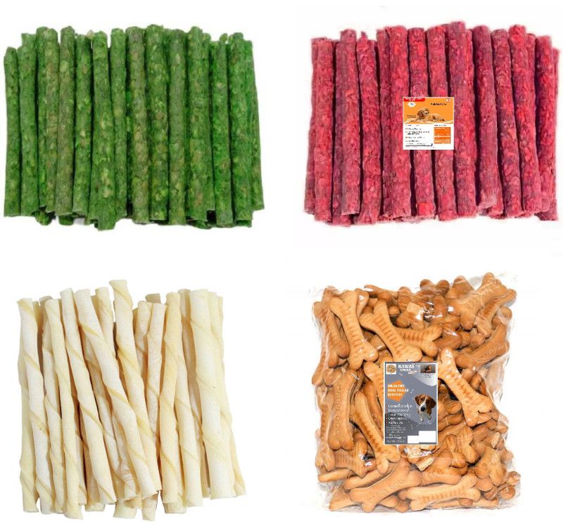 SAWAY Dog Healthy Saway Mint,Mutton Munchies &Calcium Stick,Big Biscuits 250-250gm Mutton, Mint, Milk 1 kg (4x0.25 kg) Dry Young, Senior, Adult Dog Food