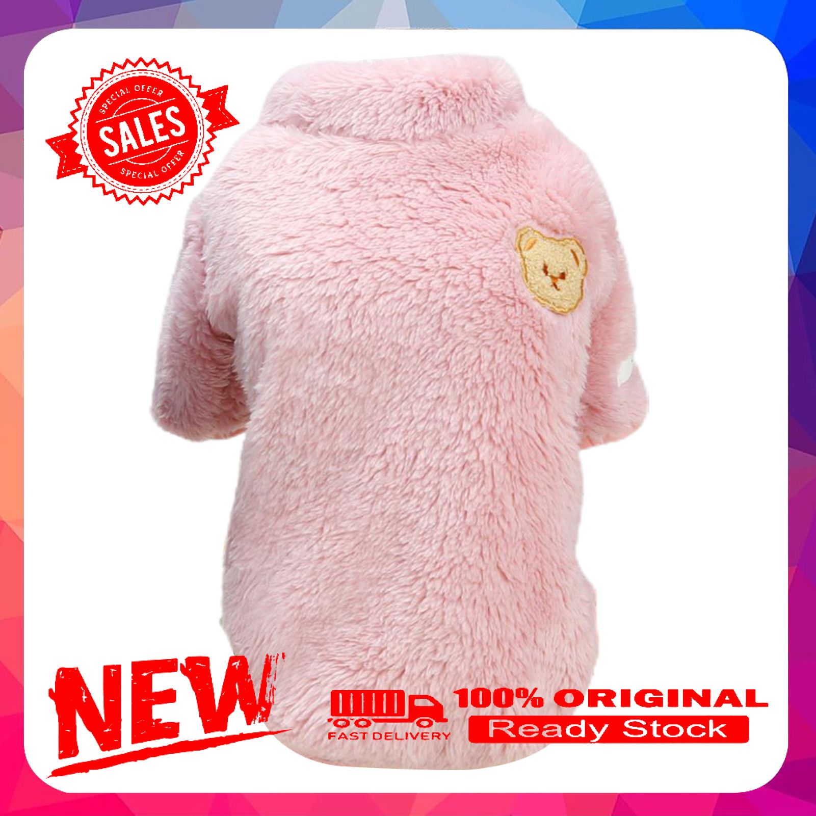 Dog Sweater Round Neck Thickening Warm Pet Two-legged Warm Sweater Pet Clothes