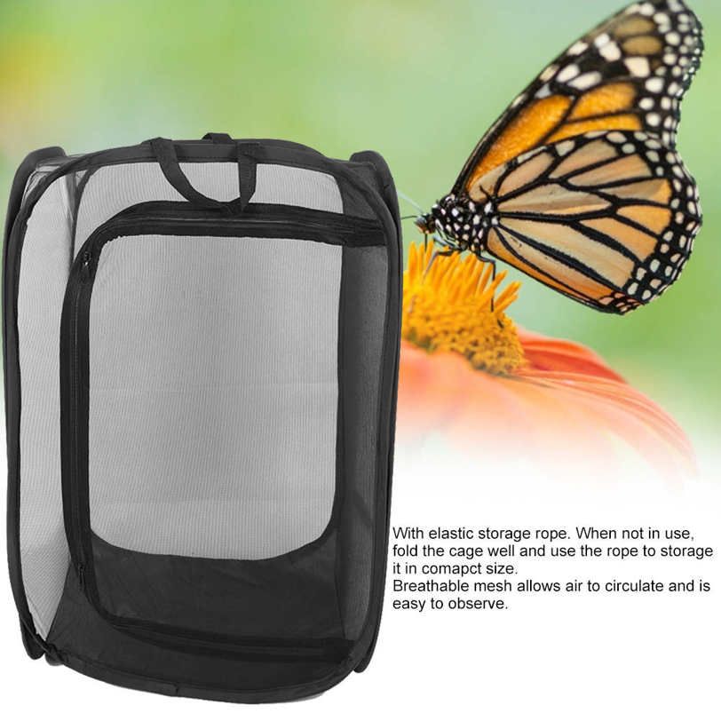 Foldable Stick Insect Cage Housing Enclosure Breeding Cages Net Cloth Mesh