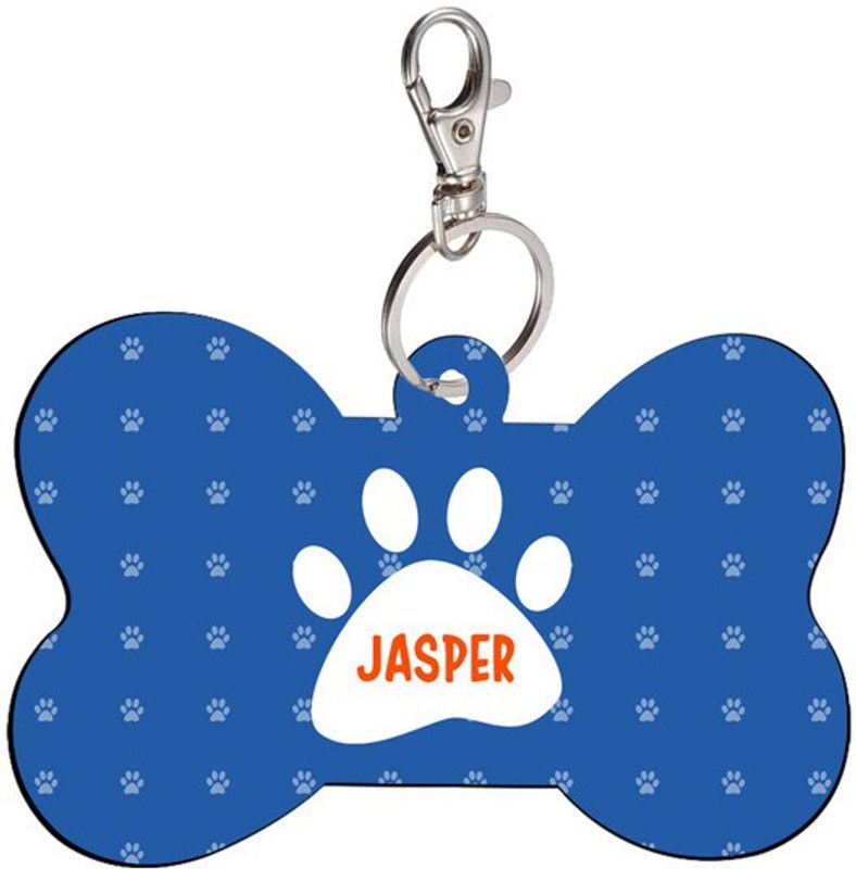SKY TRENDS Collar Locket/Pendant for Dogs & Puppy -445 Info Engraved Dog Collar Charm  (Multicolor, Bone)