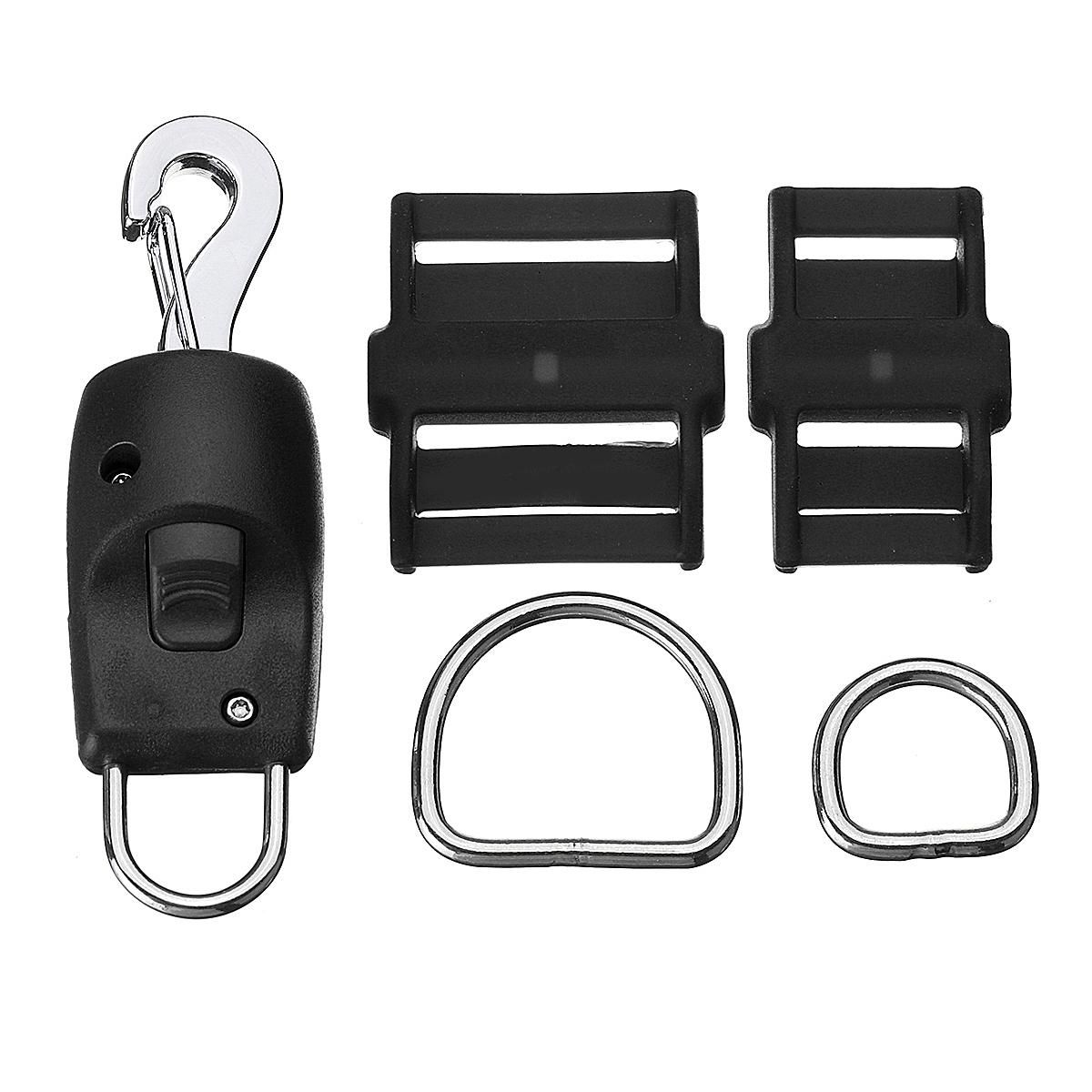 For the Lovely  - Magnetic Dog Pet Collar Buckle Set Lead Connector Quick Release Safety Walking  -Black