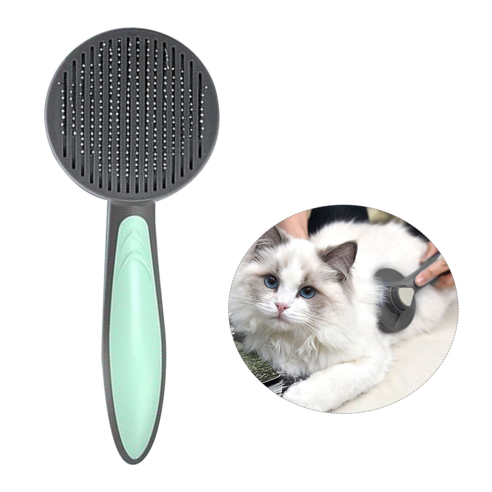 Self Cleaning Slicker Brush for Dogs Cats Pet Grooming Brush Dog Hair Remover Comb Grooming Massage Tools One-button Remove Hair