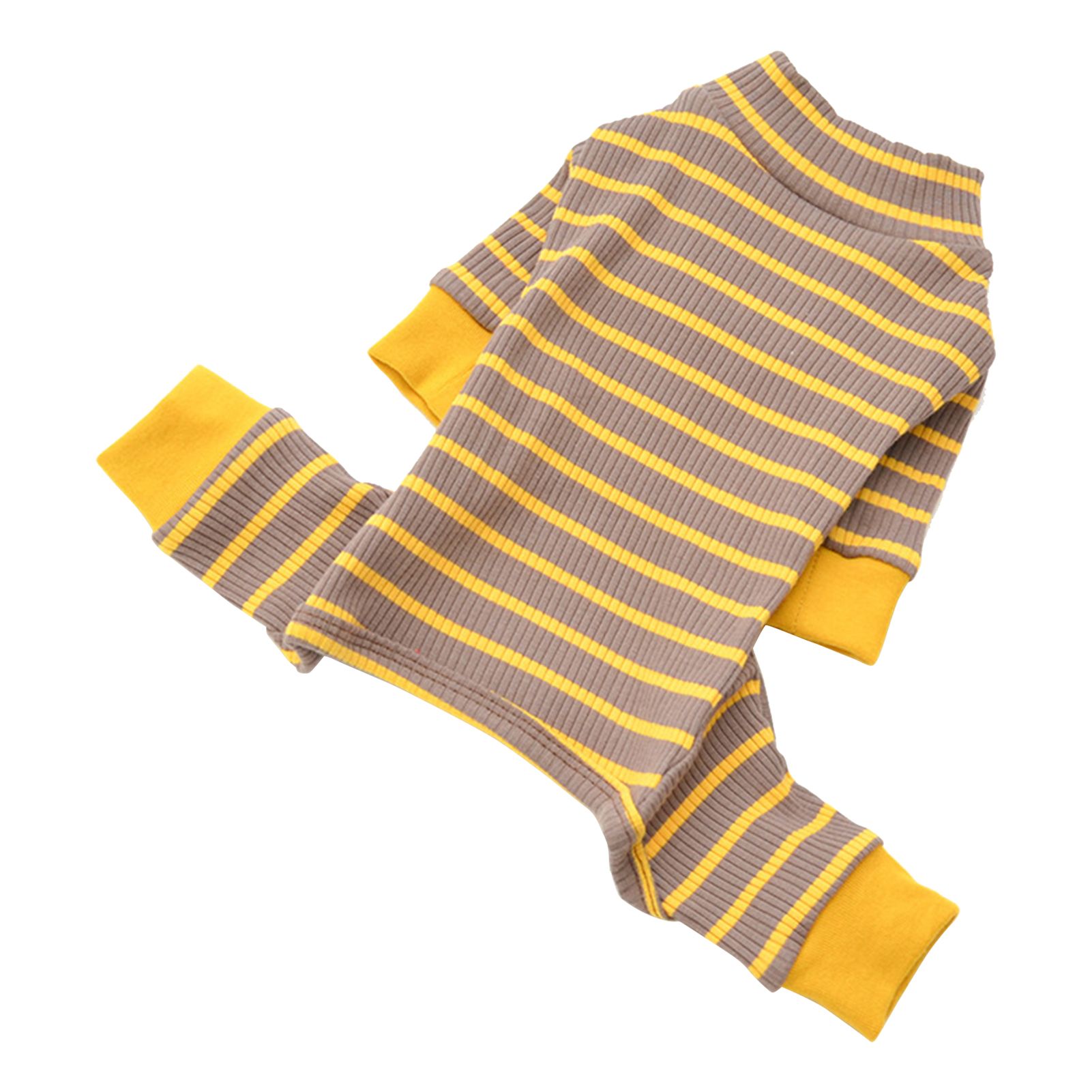 Pet Bodysuit Easy-wearing Contrast Color Kitten Puppy Jumpsuit Clothes