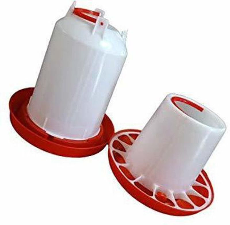 TM&W 3KG-3LTR-2Pcs-E.2 Common Bird Feeder  (Multicolor)