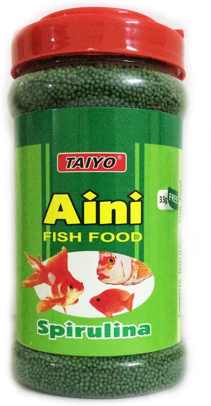 TAIYO Aini Spirulina 363g Fish 0.363 kg Dry New Born, Young, Adult Fish Food