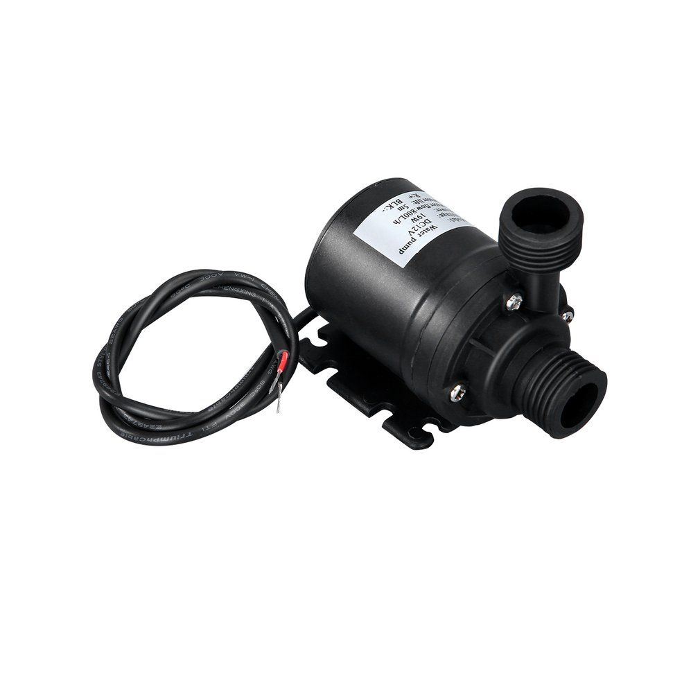 Ultra Quiet Mini Lift 5M 800L/H Brushless Motor Submersible Water Pump Dc12V Black